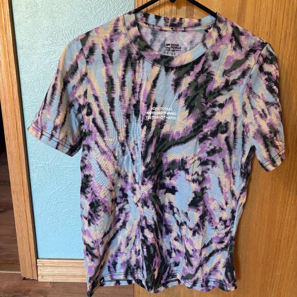 Mons Royale Tops - Mons Royale Tie Dye T Shirt Size Small